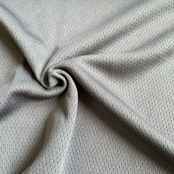 Silver dry fit fabric texture
