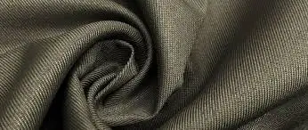 Charcoal twill fabric texture