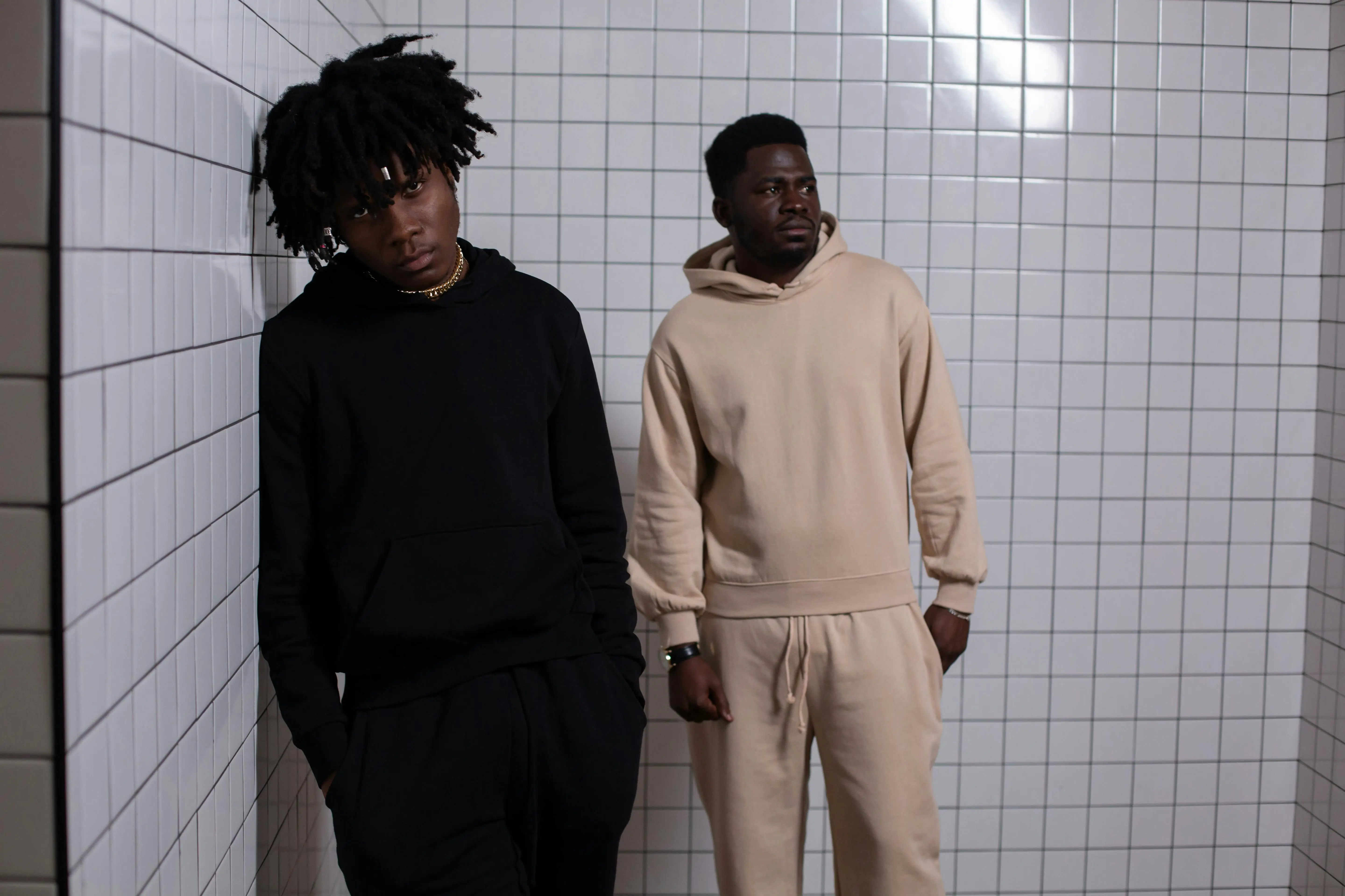 Heavyweight oversized hoodie with custom print and finishing