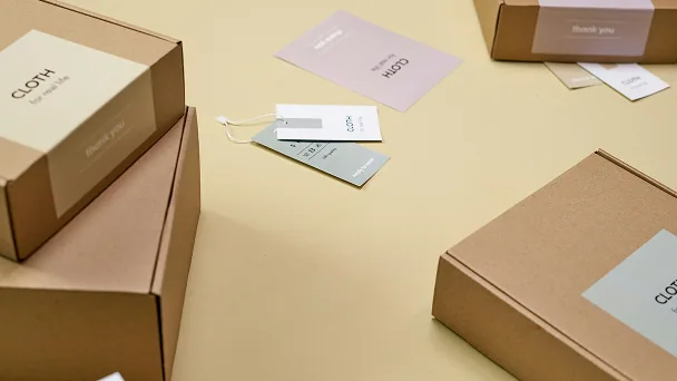 Custom labels, tags, and packing for private-label apparel